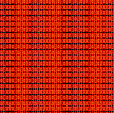 Roaring Red - Pattern 449 by Kristalin Davis by Kristalin Davis
