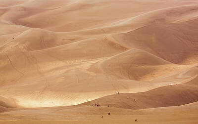 World Forgotten Rights Managed Images - People on Great Sand Dunes NP  Royalty-Free Image by Steven Heap