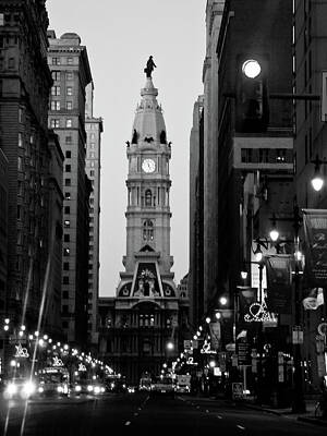 Louis Dallara Royalty-Free and Rights-Managed Images - Philadelphia City Hall by Louis Dallara