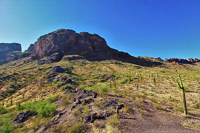 Target Project 62 Abstract - Picacho Peak State Park by Jason Judd