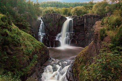 Green Grass - Pigeon Falls, Grand Portage State Park #2 by Patti Deters