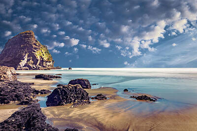 Beach Photo Rights Managed Images - Piha Beach, New Zealand Royalty-Free Image by Dr K X Xhori