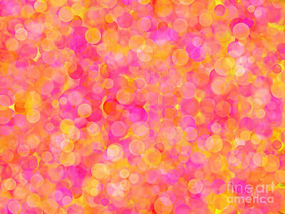 Studio Grafika Typography Royalty Free Images - Pink Bubbles Digital Art Royalty-Free Image by Douglas Brown