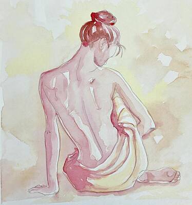 Gustav Klimt - Pink Overture by Luisa Millicent