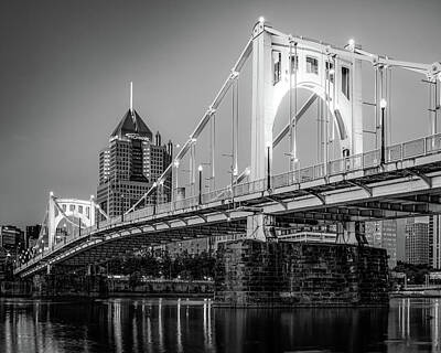 Royalty-Free and Rights-Managed Images - Pittsburgh City Monochrome by Gregory Ballos