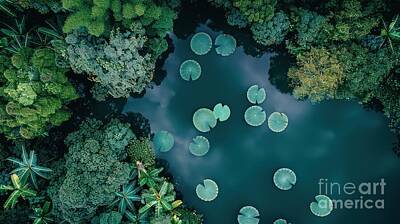 Lilies Photos - Ponds Whispers by Lauren Blessinger