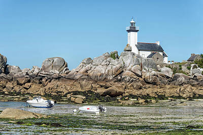 Royalty-Free and Rights-Managed Images - Pontusval Lighthouse by Manjik Pictures