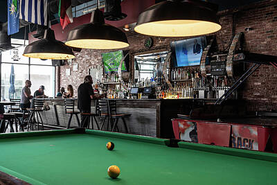 Beer Photos - Pool Hall Bar by Robert VanDerWal