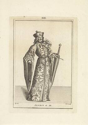 Easter Bunny - Portrait of Floris III, Count of Holland, Hendrik Spilman, after Tako Hajo Jelgersma, after anonymou by MotionAge Designs