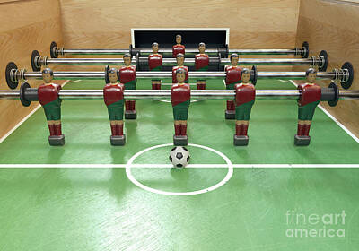 Royalty-Free and Rights-Managed Images - Portugal Foosball Team by Allan Swart