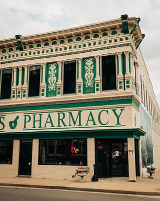 Vintage Ford - Praters Pharmacy, Webb City by Jon Bilous