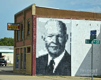 Cargo Boats - President Eisenhower Mural by Catherine Sherman