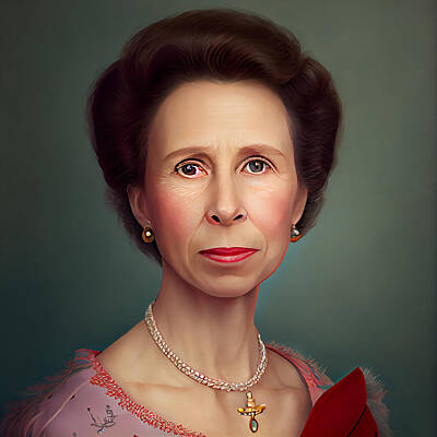 Rights Managed Images - Princess Anne Royalty-Free Image by Stephen Smith Galleries