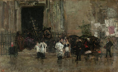 Hollywood Style - Procession surprised by the rain - Mariano Fortuny by Arpina Shop