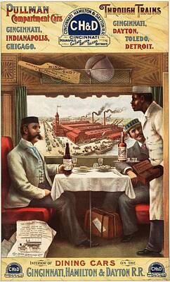Priska Wettstein All About Still Lifes - Pullman  dining  car  1894 by Arpina Shop