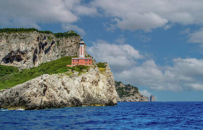 Dragons - Punta Carena Lighthouse, Capri by Marcy Wielfaert