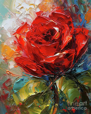 Recently Sold - Roses Digital Art - Pure Love by Glenn Robins
