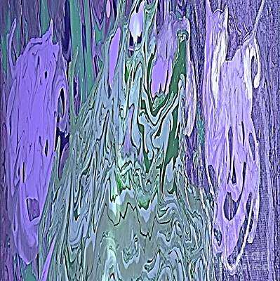 Abstract Stripe Patterns Rights Managed Images - Purple Art Illusion Royalty-Free Image by A Bell