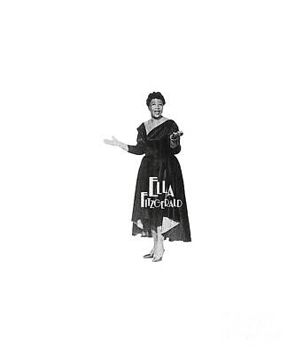 Rock And Roll Digital Art - Queen Ella Fitzgerald by Richard Tabb