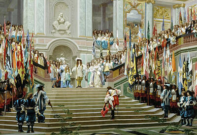 Royalty-Free and Rights-Managed Images - Reception of the Grand Conde by Jean Leon Gerome