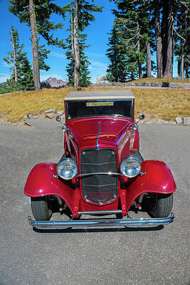 Science Collection - Red 1932 Ford by Frank Wilson