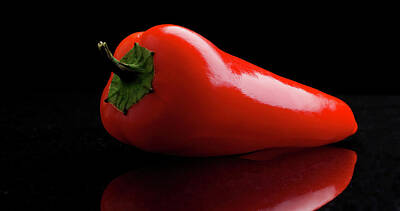 Cultural Textures Royalty Free Images - Red Pepper#1 Royalty-Free Image by Clark Dunbar