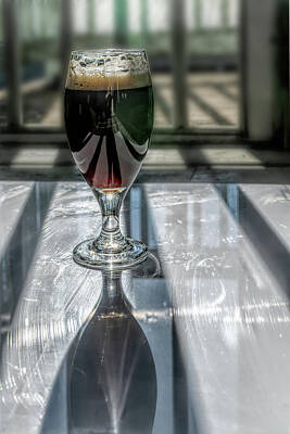 Beer Photos - Reflections in Beer by Sharon Popek