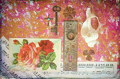 Roses Mixed Media Royalty Free Images - Remember Royalty-Free Image by Cathy Mahnke