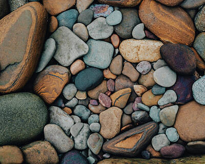 Recently Sold - Roses Photos - River Rocks by Jeff Rose