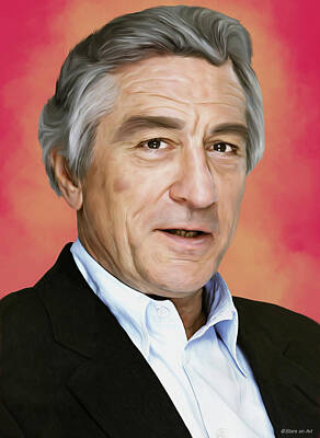 Royalty-Free and Rights-Managed Images - Robert De Niro illustration by Stars on Art