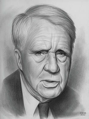 Royalty-Free and Rights-Managed Images - Robert Frost - Pencil by Greg Joens