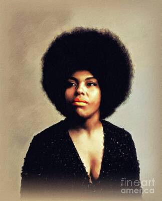 Musician Rights Managed Images - Roberta Flack, Music Legend Royalty-Free Image by Esoterica Art Agency