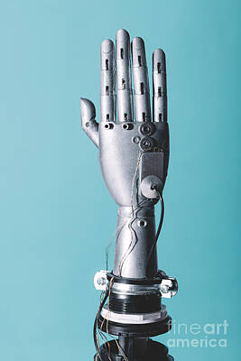 Steampunk Photos - Robotic hand in retro future style by Michal Bednarek