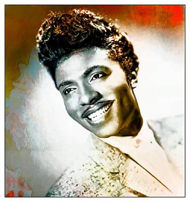 Rock And Roll Royalty-Free and Rights-Managed Images - Rock And Roll Legend Little Richard by CJ Anderson