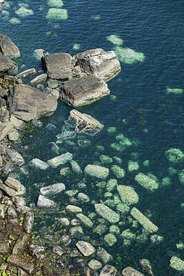 Tranquil Waters - Rocks off Isle of Skye by Saskia Vaughan