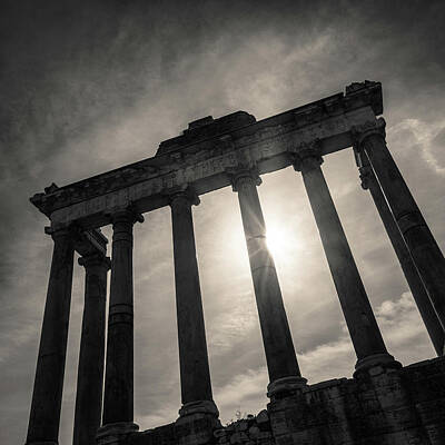 Architecture Royalty-Free and Rights-Managed Images - Roman Forum by Dave Bowman