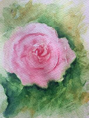 Roses Paintings - Rose 3 by Christine Marie Rose
