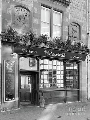 Ink And Water - Roseleaf Bar Cafe Leith Edinburgh in Mono 02 by Douglas Brown