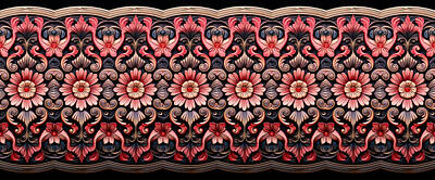 Florals Digital Art - Rosetta Ornamentalia 18 by EML CircusValley