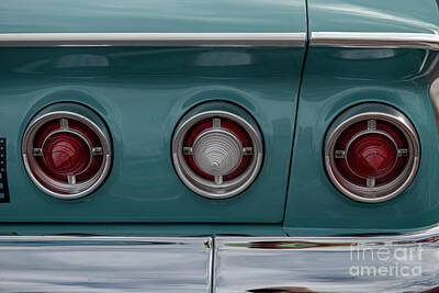 Pattern Tees - Round Chevrolet Tail Lights by Dale Powell