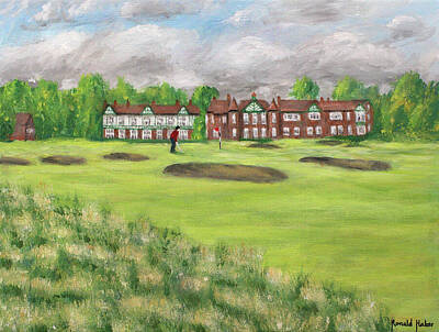 Landscapes Royalty-Free and Rights-Managed Images - Royal Lytham and St Annes Golf Club by Ronald Haber