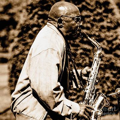 Jazz Photo Royalty Free Images - Rudy Royalty-Free Image by Michael McCormack