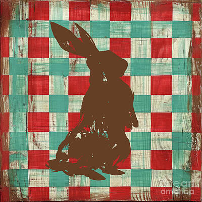 Royalty-Free and Rights-Managed Images - Rustic Red Bunny by Tina LeCour
