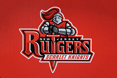 Football Rights Managed Images - Rutgers Scarlet Knights Royalty-Free Image by Allen Beatty