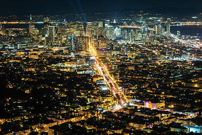 Antlers - San Francisco at Night by Jon Bilous