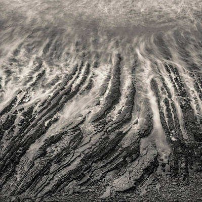 Abstract Landscape Photos - Sandymouth Shoreline by Dave Bowman