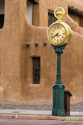 Fairies Sara Burrier Royalty Free Images - Santa Fe Clock Royalty-Free Image by Jerry Fornarotto