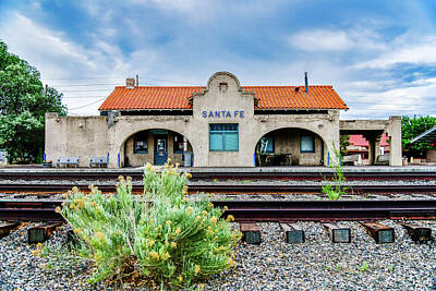 Abstract Landscape Photos - Santa Fe Train Station by Santa Fe