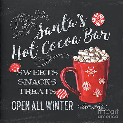 The Beach House - Santas Hot Cocoa 1 by Debbie DeWitt
