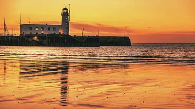 Staff Picks Rosemary Obrien - Scarborough Lighthouse Sunrise from South Bay by Tim Hill
